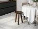 Round wooden stool Pebble &Oslash;20 cm, height 20 cm, solid oak - black