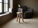 Round wooden stool Pebble &Oslash;20 cm, height 20 cm, solid oak - black