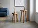 Round wooden stool Pebble &Oslash;20 cm, height 20 cm, solid oak - black