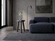 Round wooden stool Pebble &Oslash;20 cm, height 20 cm, solid oak - black