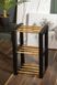 Wood storage bench, minimalist shoe rack, rustic home decor entryway shelf
