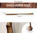 White long standing shoe horn, handmade functional furniture, wood home decor gift