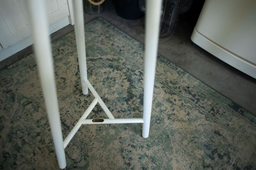 Handmade Black Oak Japandi Pedestal Table, Modern Farmhouse Plant Stand