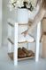 Oak Wood Entryway Shoe Shelf, Rustic Shoe Organizer