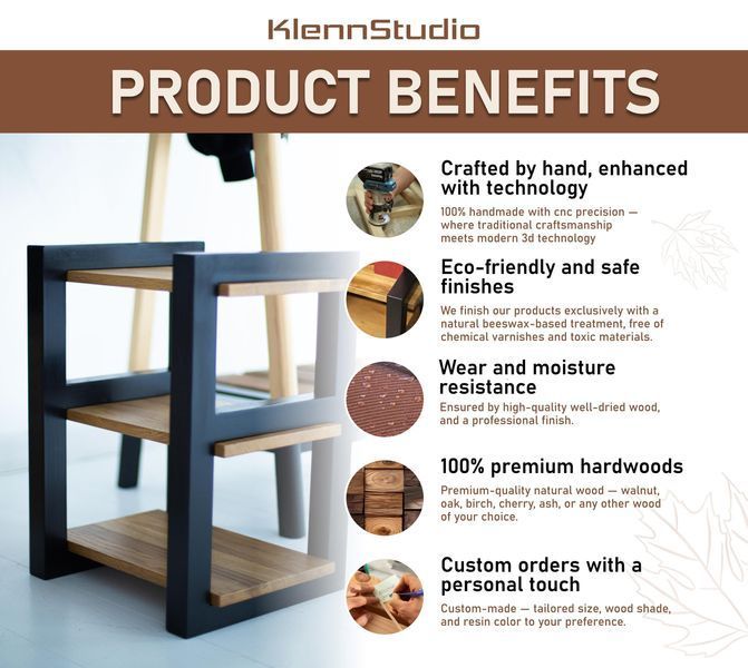 Oak Wood Entryway Shoe Shelf, Rustic Shoe Organizer