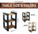 Oak Wood Entryway Shoe Shelf, Rustic Shoe Organizer