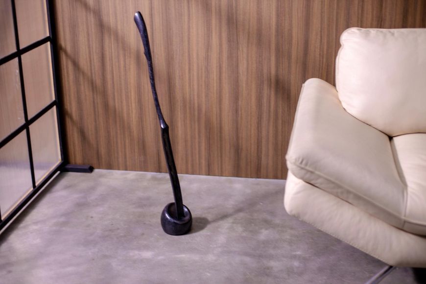 White long standing shoe horn, handmade functional furniture, wood home decor gift