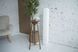 Handmade Black Oak Japandi Pedestal Table, Modern Farmhouse Plant Stand