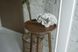 Handmade Black Oak Japandi Pedestal Table, Modern Farmhouse Plant Stand